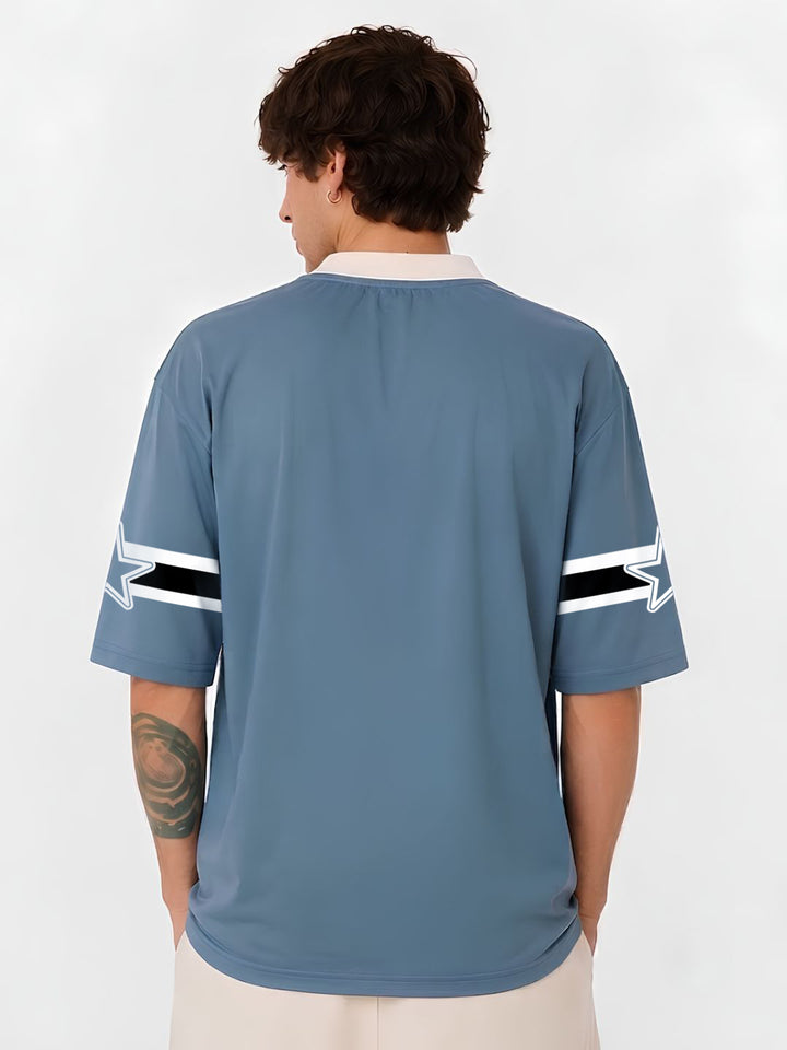 Men Oversized Varsity T-Shirt