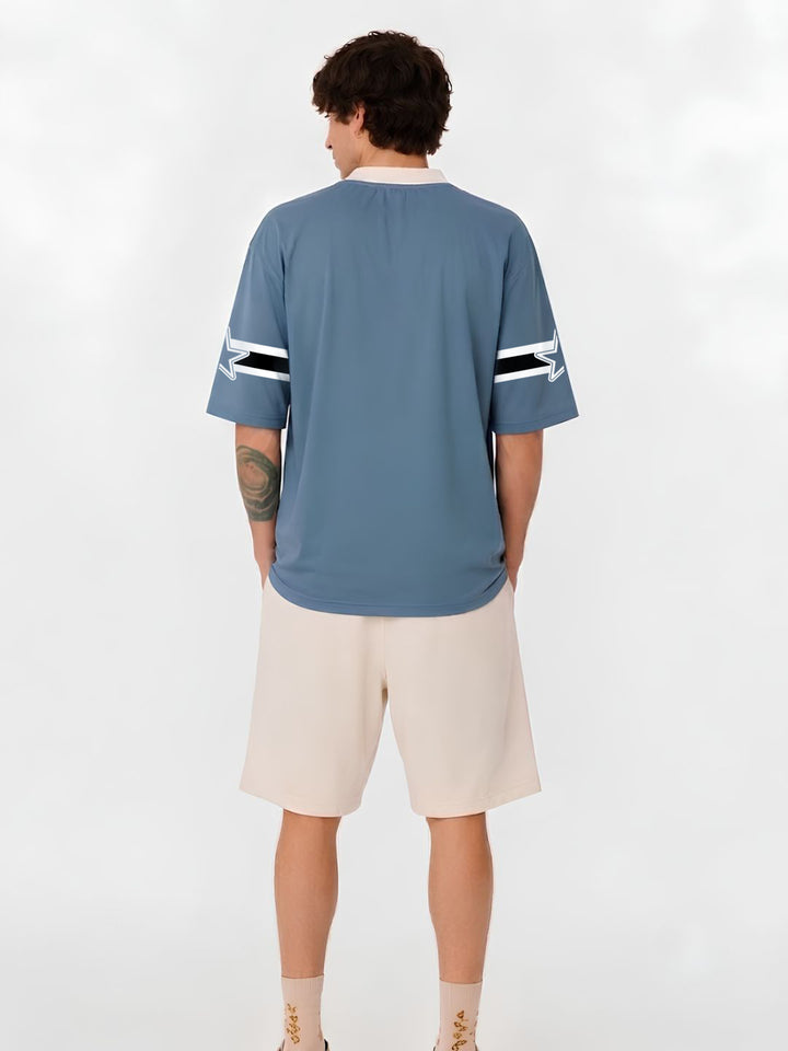 Men Oversized Varsity T-Shirt