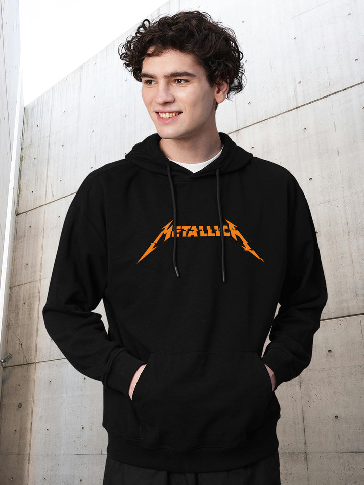 Metallica Rock Men Drop Shoulder Premium Terry Hoodie