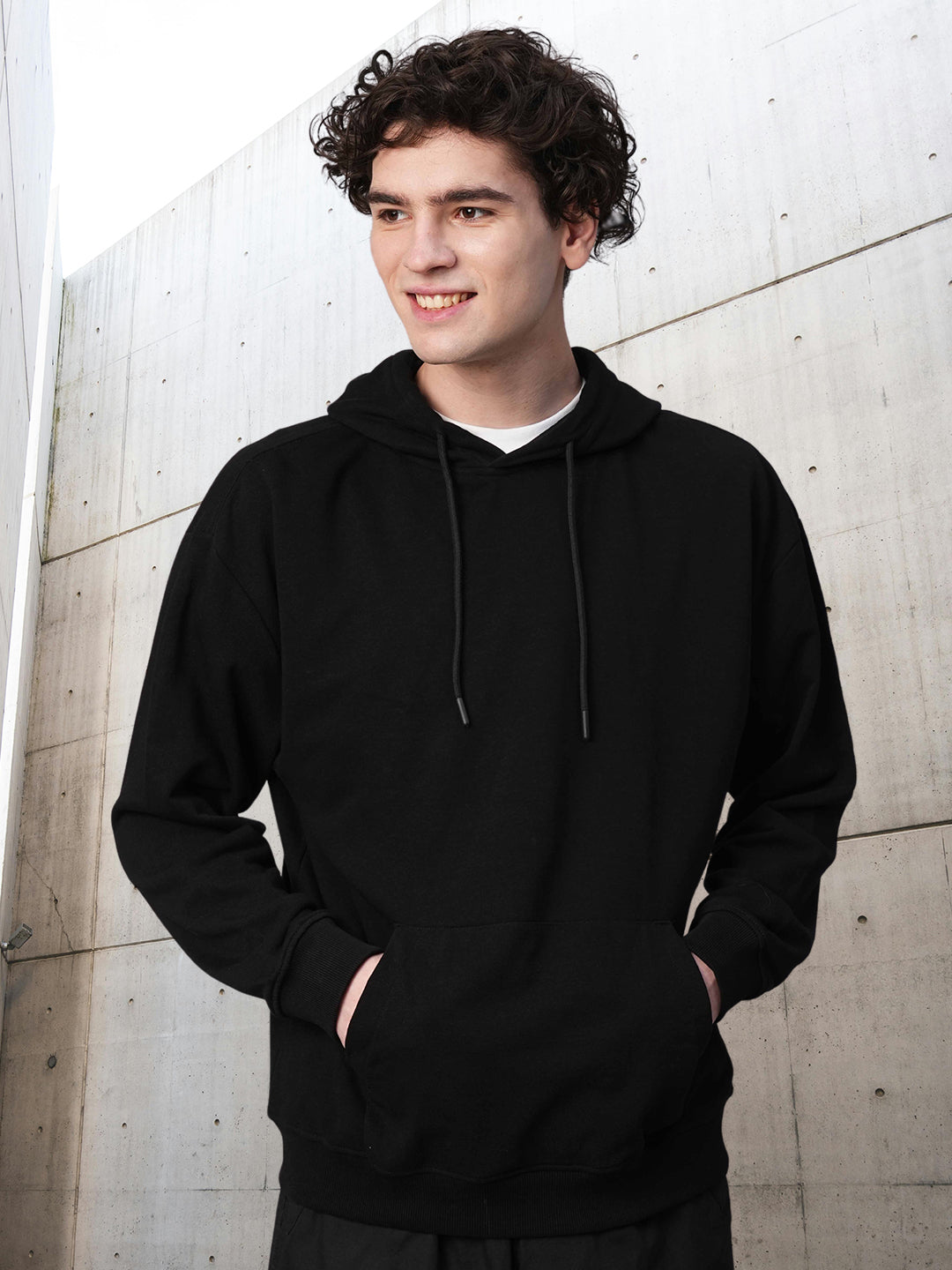 Kindness is so Gangster Men Drop Shoulder Premium Terry Hoodie