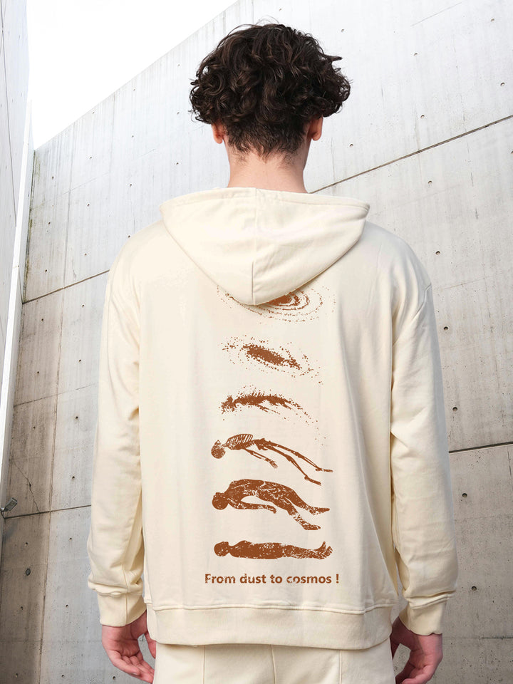 COSMIC SOUL Men Drop Shoulder Premium Terry Hoodie