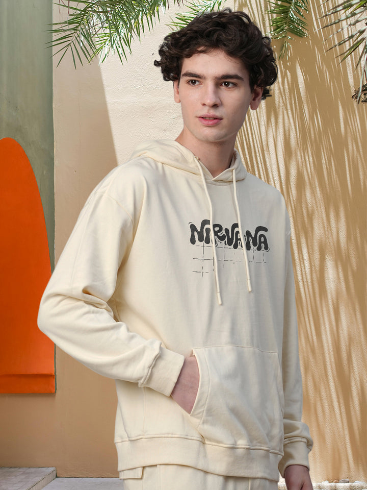 GRUNGE REBIRTH Men Drop Shoulder Premium Terry Hoodie