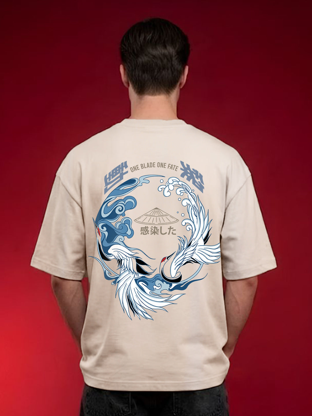 CRANE ECLIPS Men Oversized T-Shirt