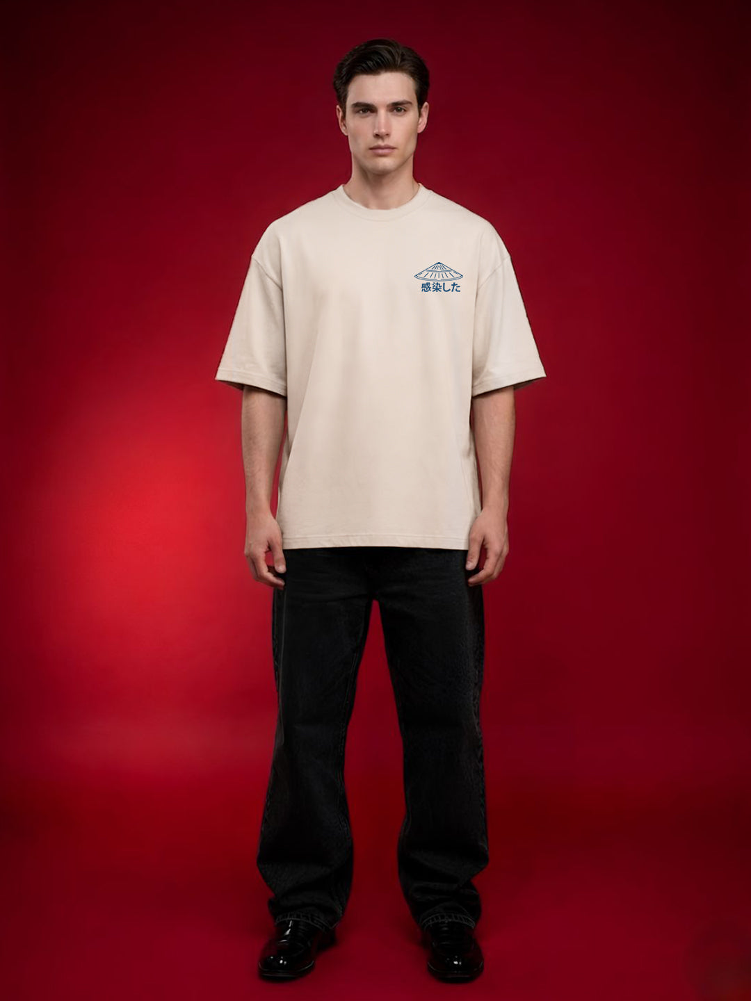 CRANE ECLIPS Men Oversized T-Shirt