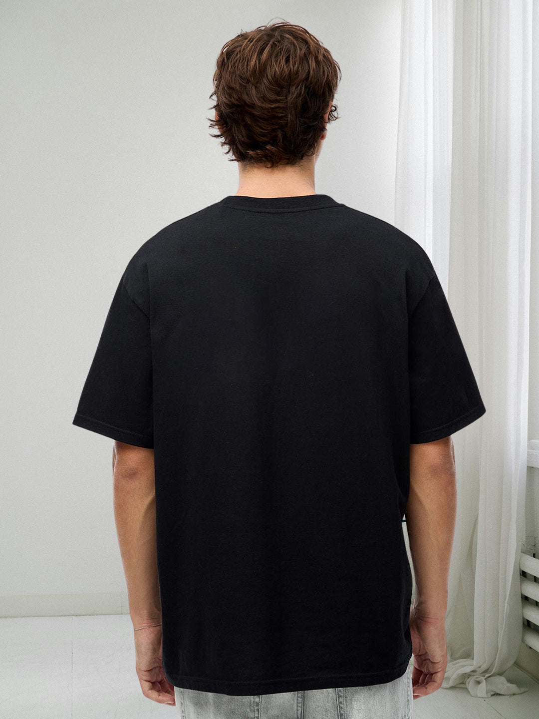 EVERY STEP COUNTS Men Printed Oversized T-Shirt