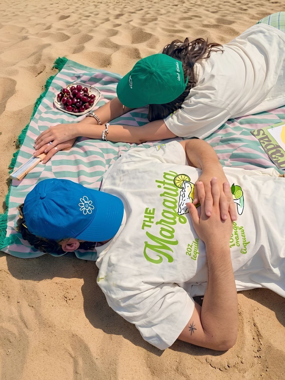 The Margarita Men Printed Oversized T-Shirt