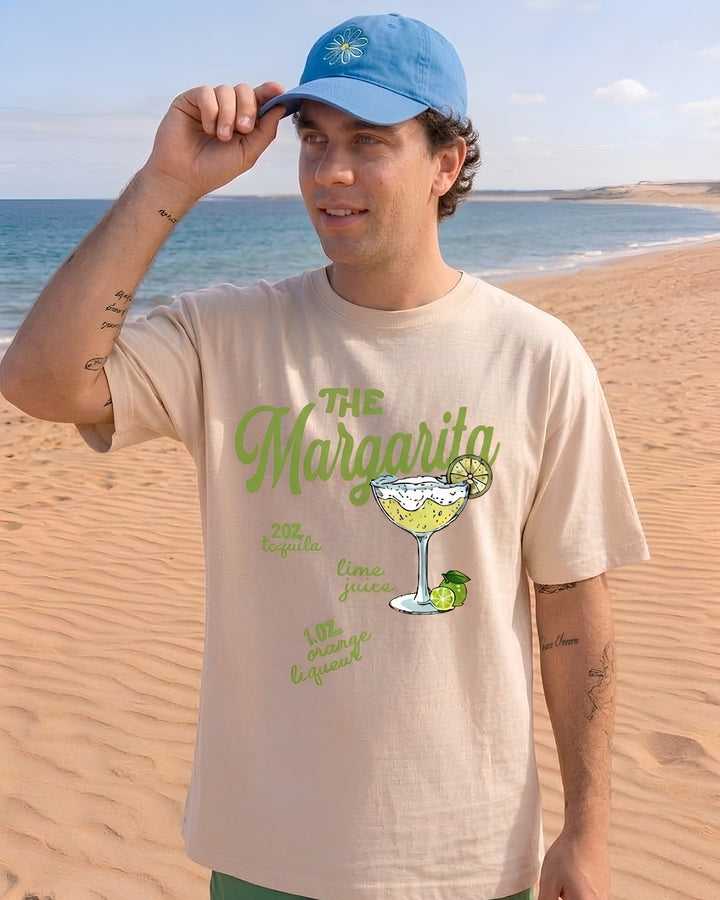 The Margarita Men Printed Oversized T-Shirt