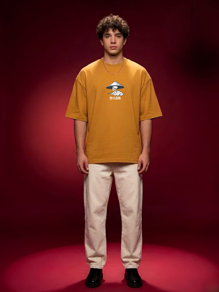 CURSED WARRIOR Men Oversized T-Shirt