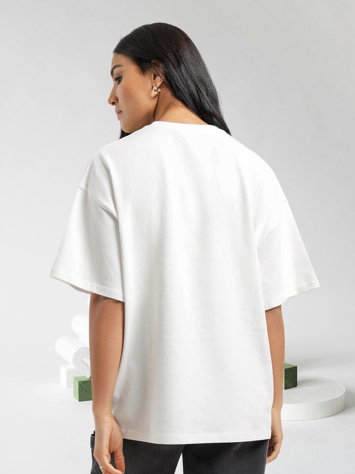 DOPE Women Printed Oversized T-Shirt