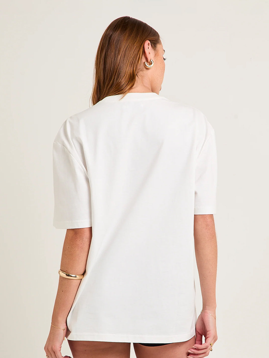 Rampage Women Graphic Oversized Printed T-Shirt