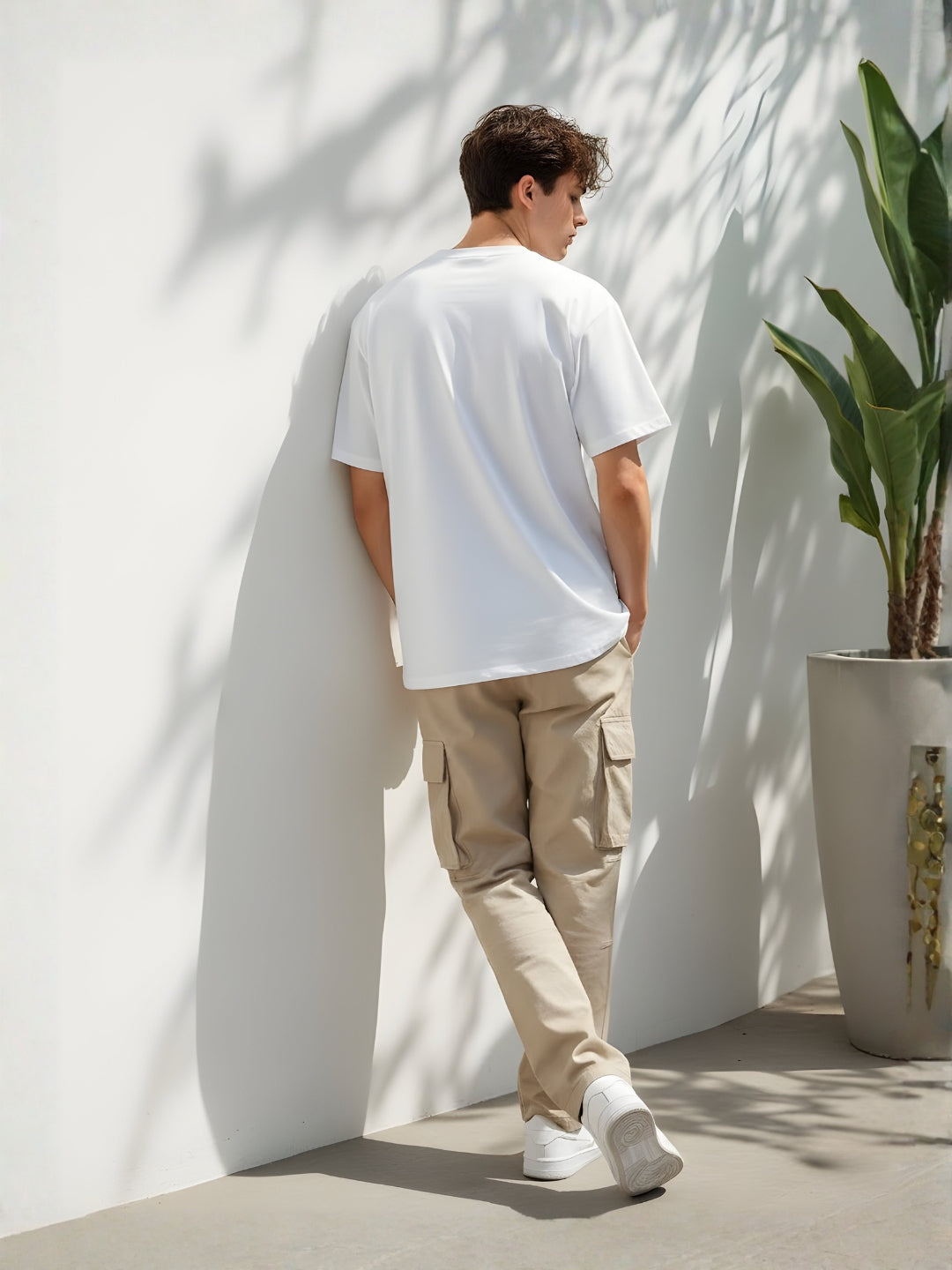 PRONK BAG Men Printed Oversized T-Shirt