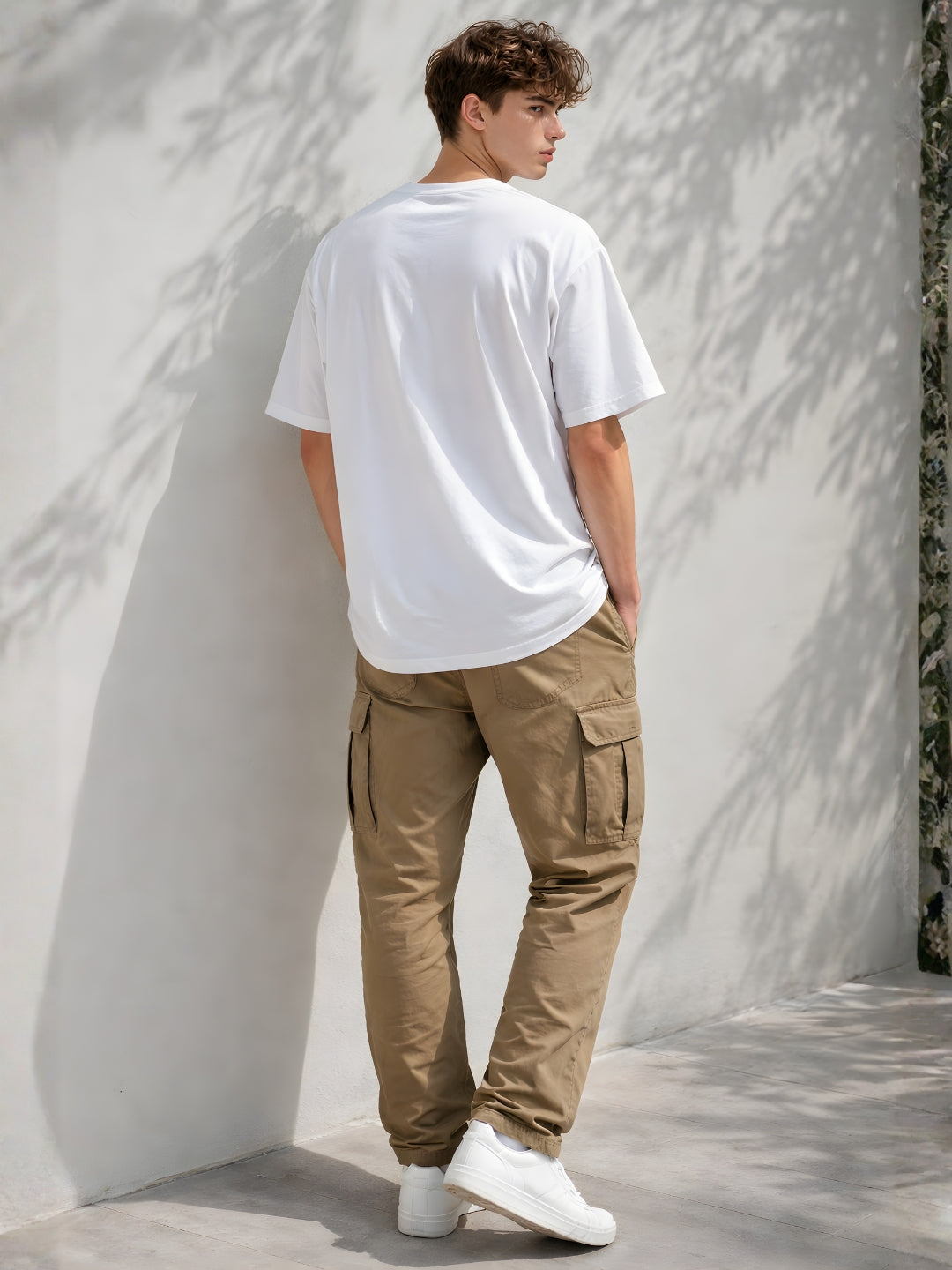 NOOB FOR YOU Men Printed Oversized T-Shirt