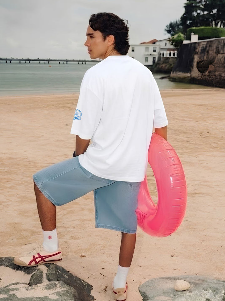 Citrus Heritage Men Printed Oversized T-Shirt