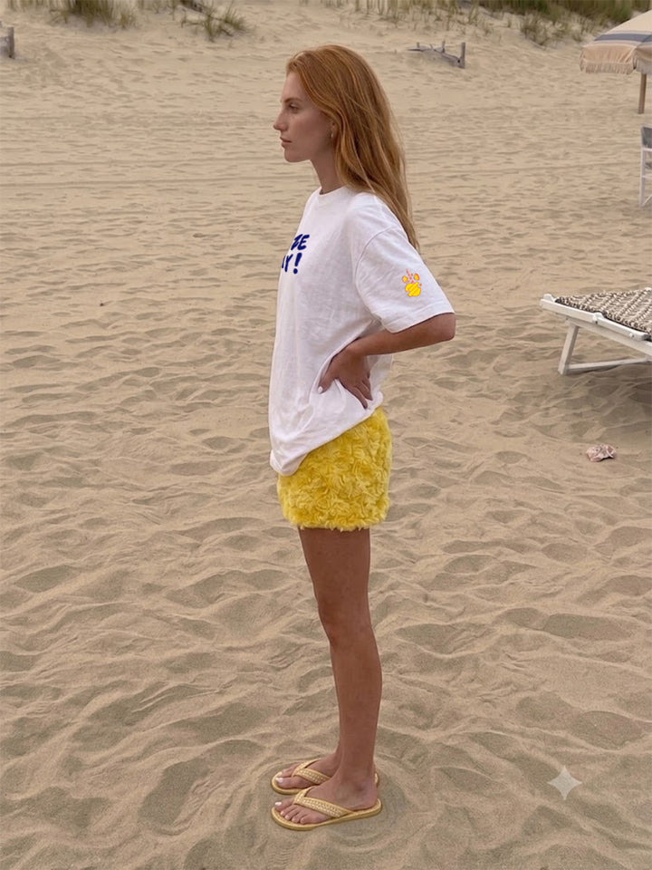 Squeezed  Lemon Women Printed Oversized T-Shirt