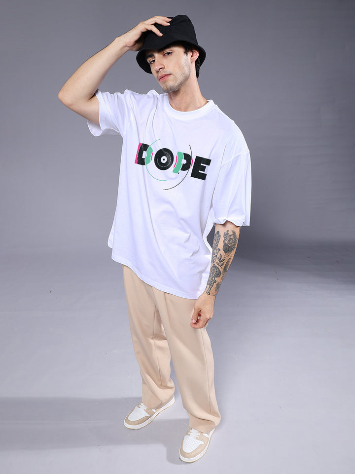 DOPE Men Printed Oversized T-Shirt