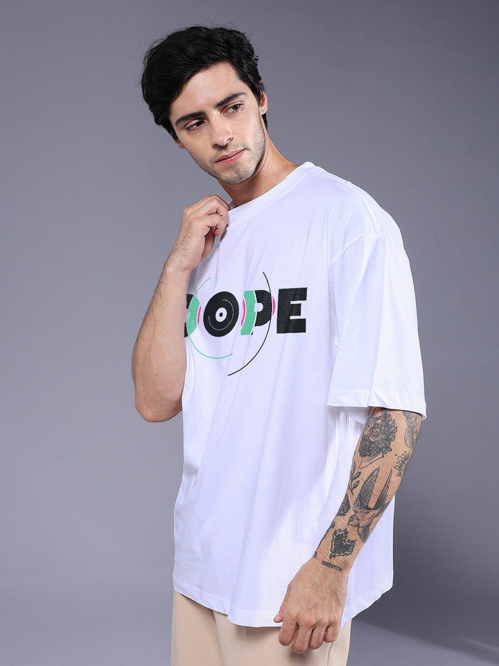 DOPE Men Printed Oversized T-Shirt