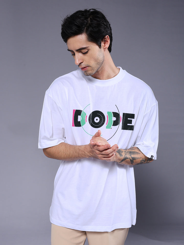 DOPE Men Printed Oversized T-Shirt