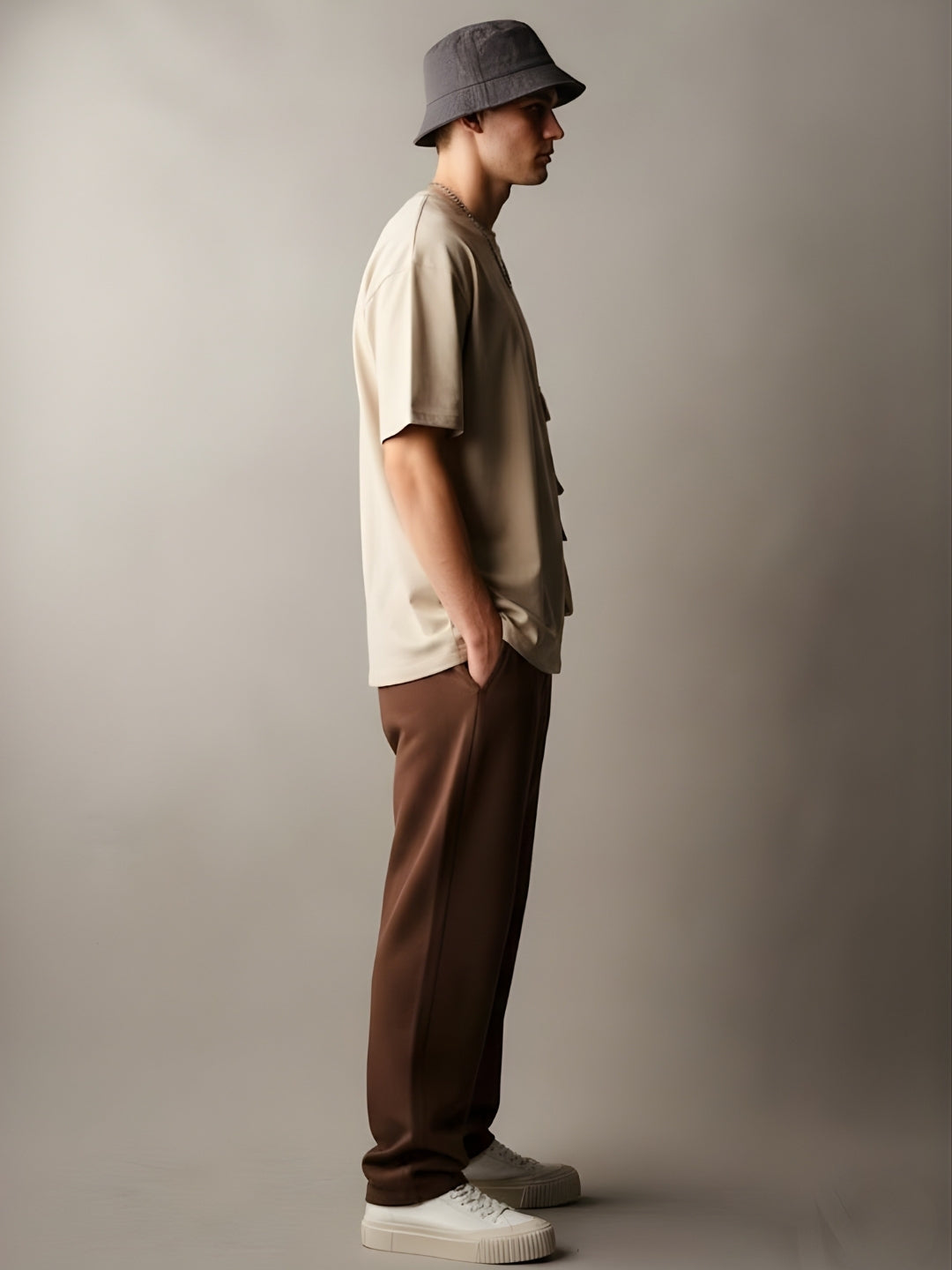 Cargo T-Shirt For Men - Off White