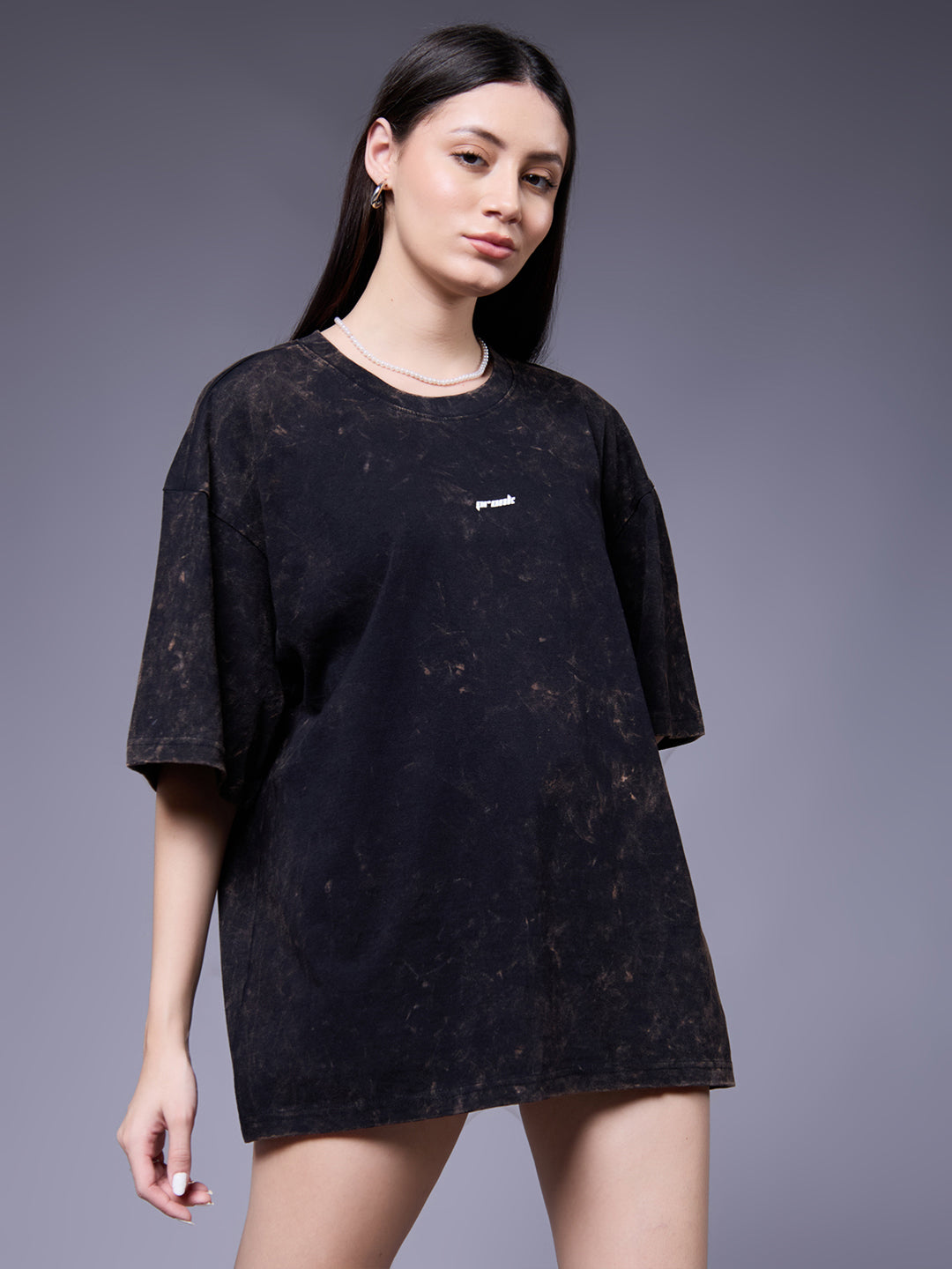 FADED DREAMS Women Retro Wash Oversized T-Shirt