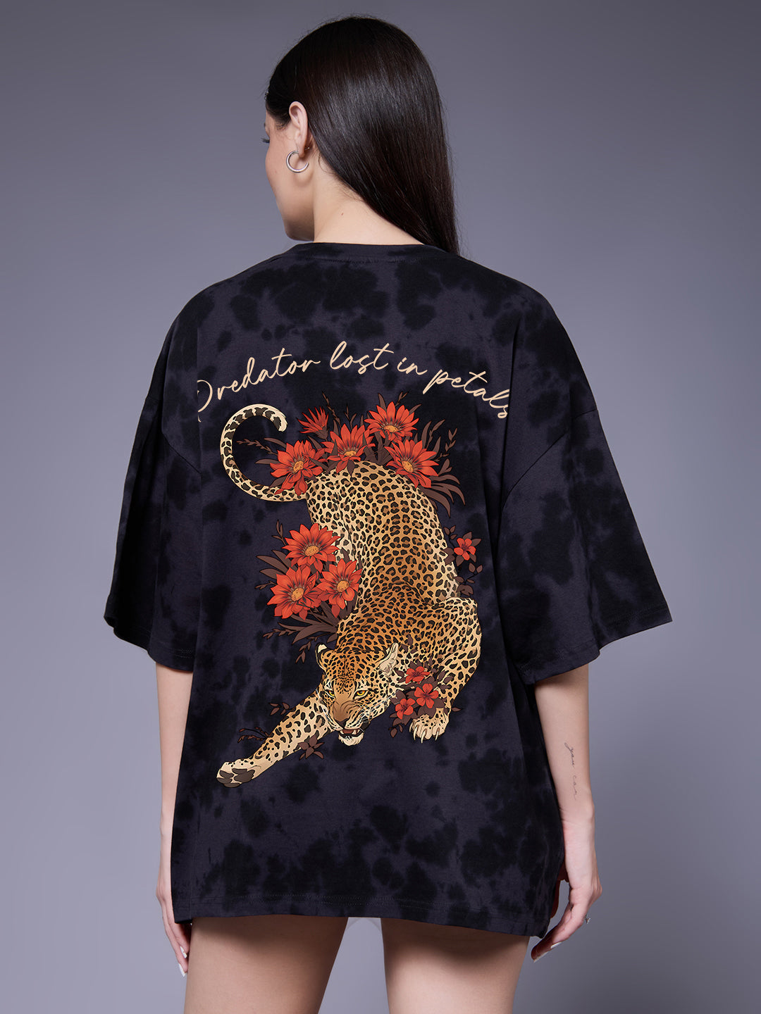 PREDATOR Women Retro Wash Oversized T-Shirt