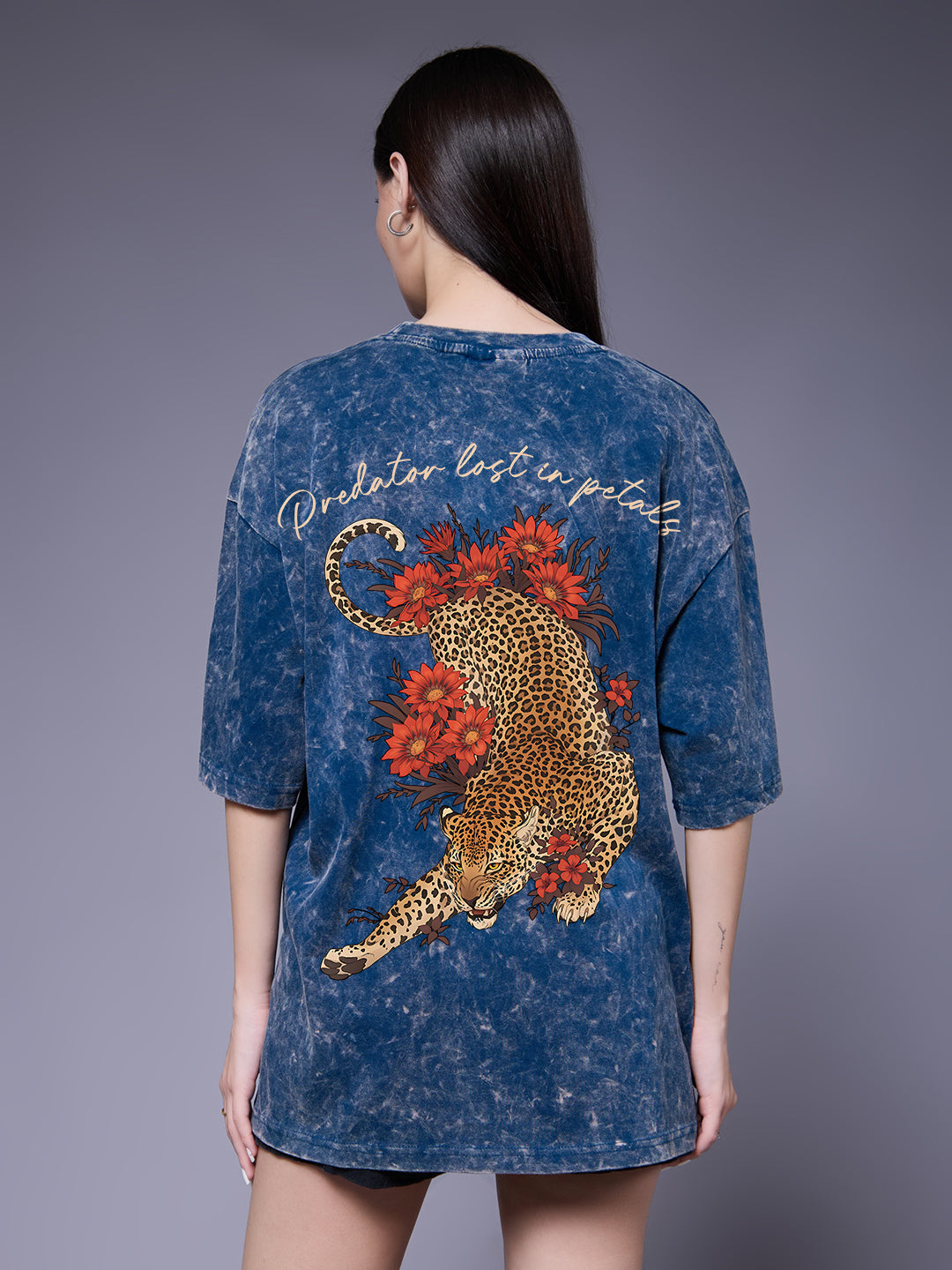 PREDATOR Women Retro Wash Oversized T-Shirt