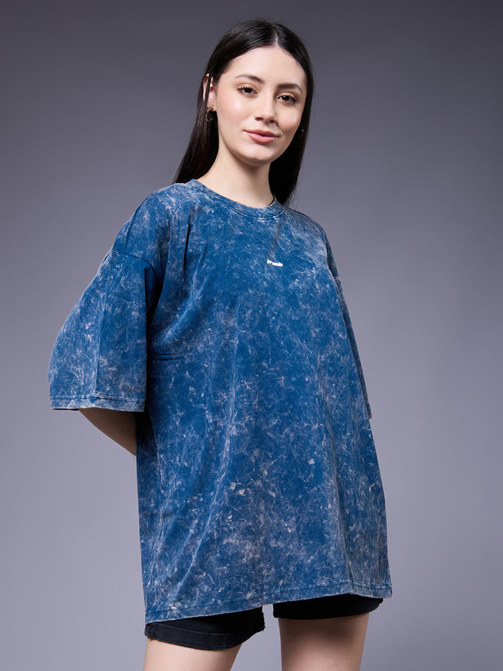 PREDATOR Women Retro Wash Oversized T-Shirt