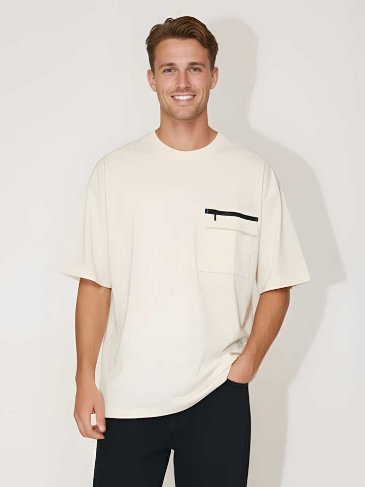 Cargo T-Shirt For Men - Off White