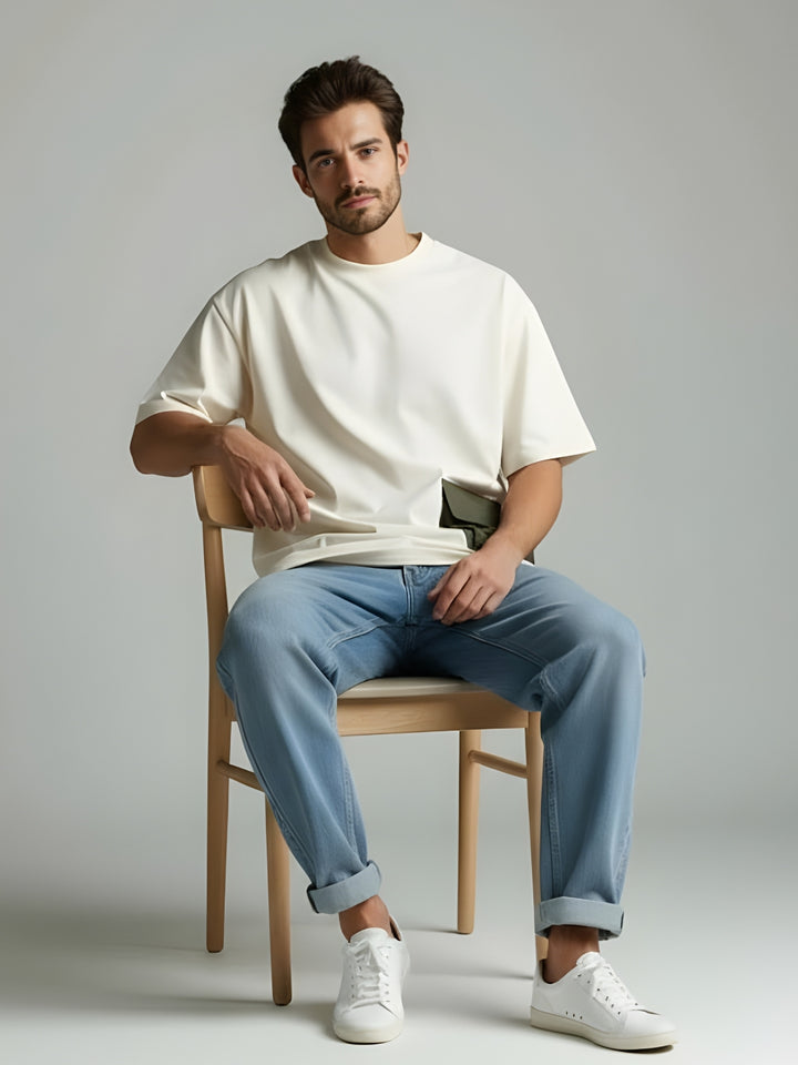 Cargo T-Shirt For Men - Off White