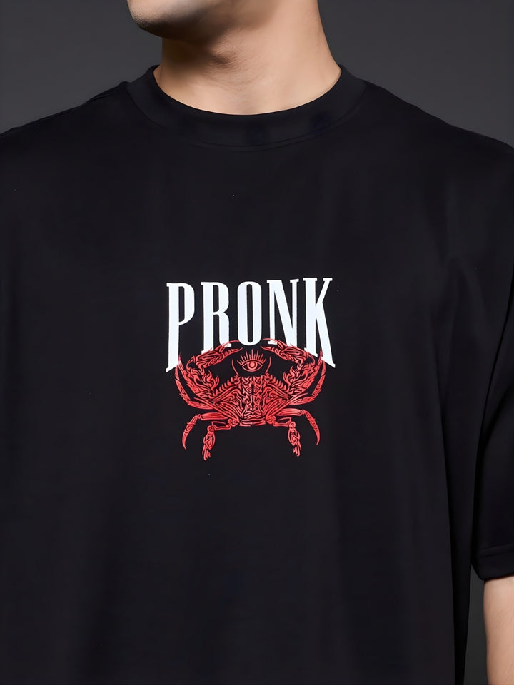 Polarize Puff Printed Men Premium Oversized T-Shirt