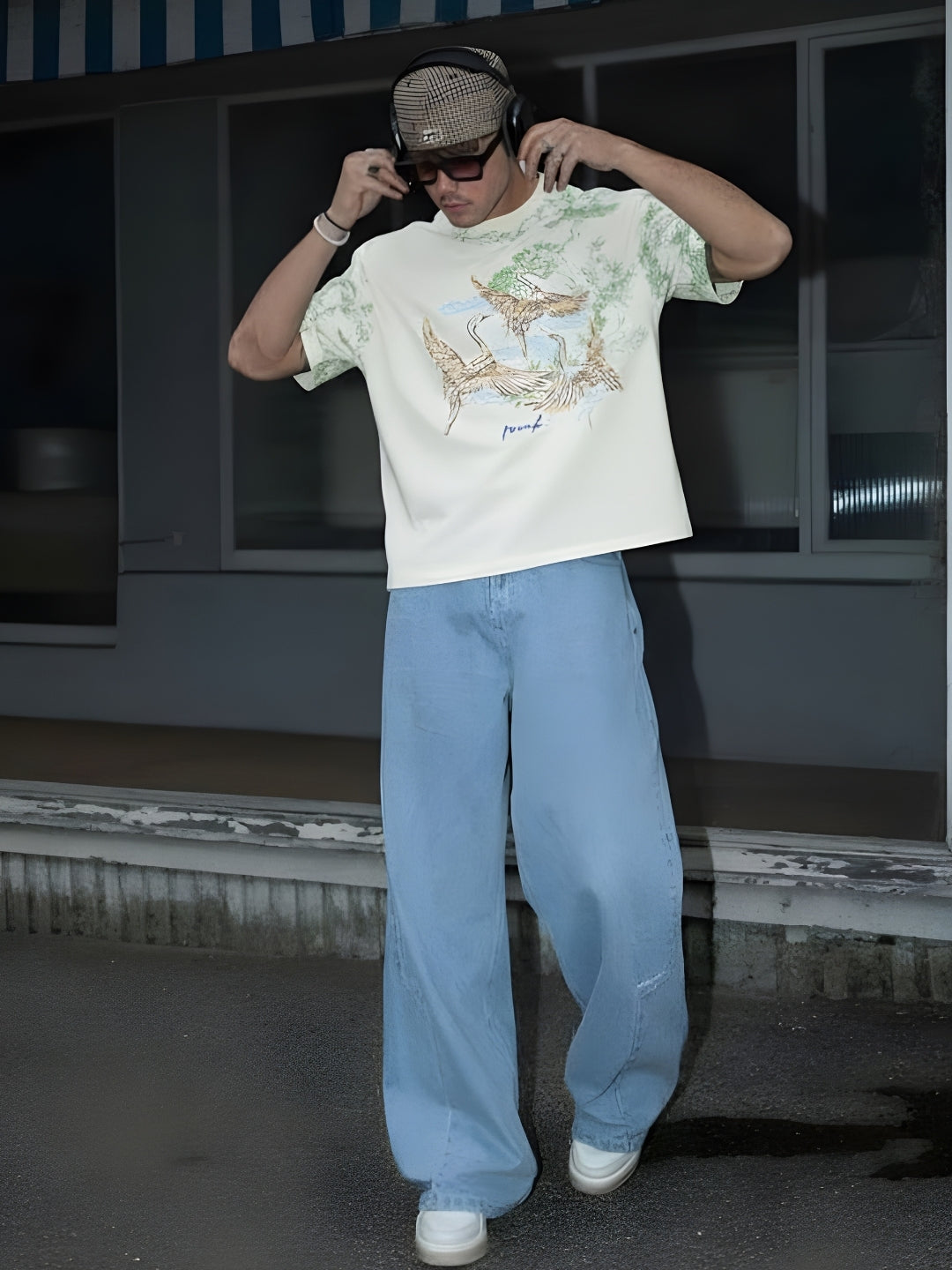 Mandala Roots Puff Printed Men Premium Oversized T-Shirt