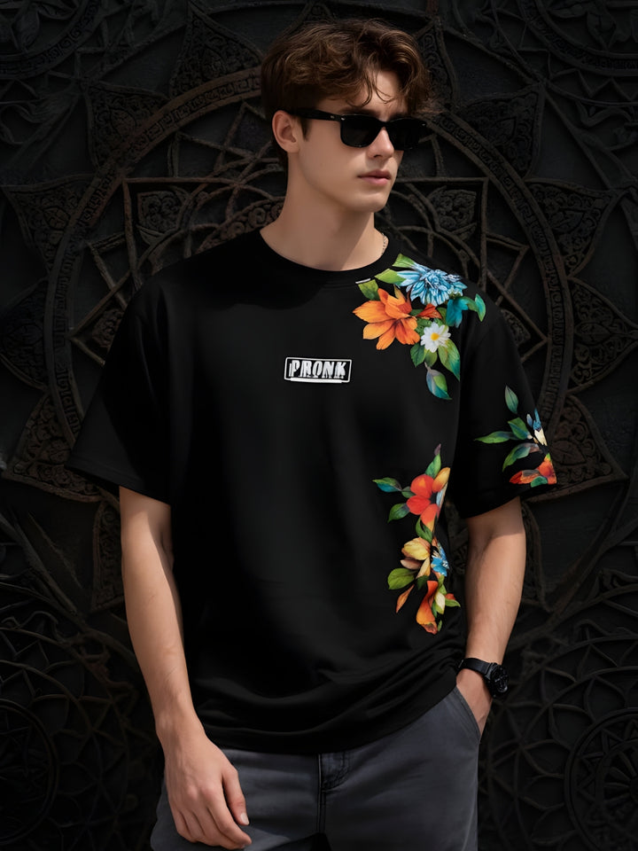 Mandala Roots Men Premium Oversized T-Shirt