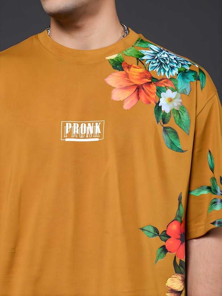 Mandala Roots Men Premium Oversized T-Shirt