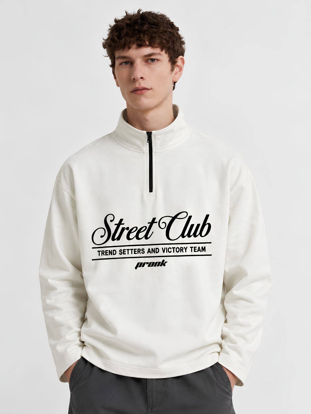 Men Premium Embroidered Oversized Fit Polo T-Shirt