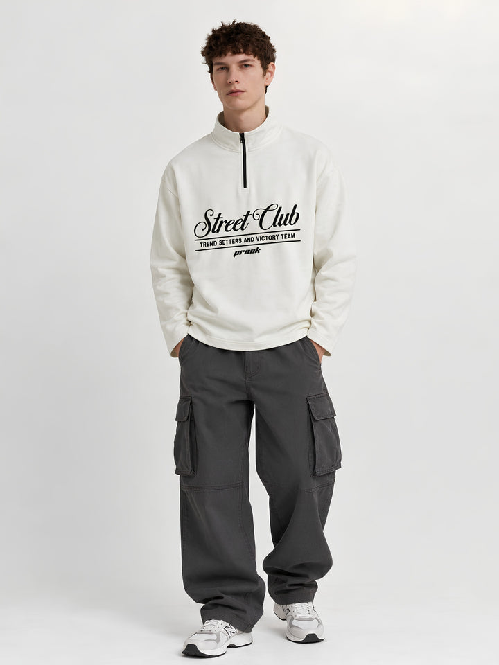 Men Premium Embroidered Oversized Fit Polo T-Shirt