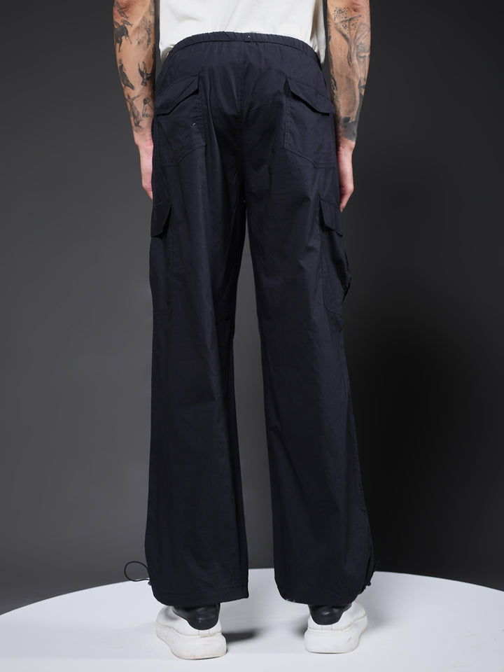 Parachute Pants For Men - Black