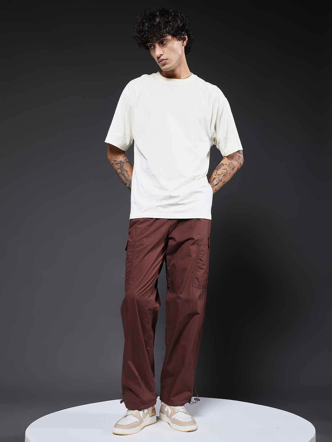 Parachute Pants For Men - Cocoa