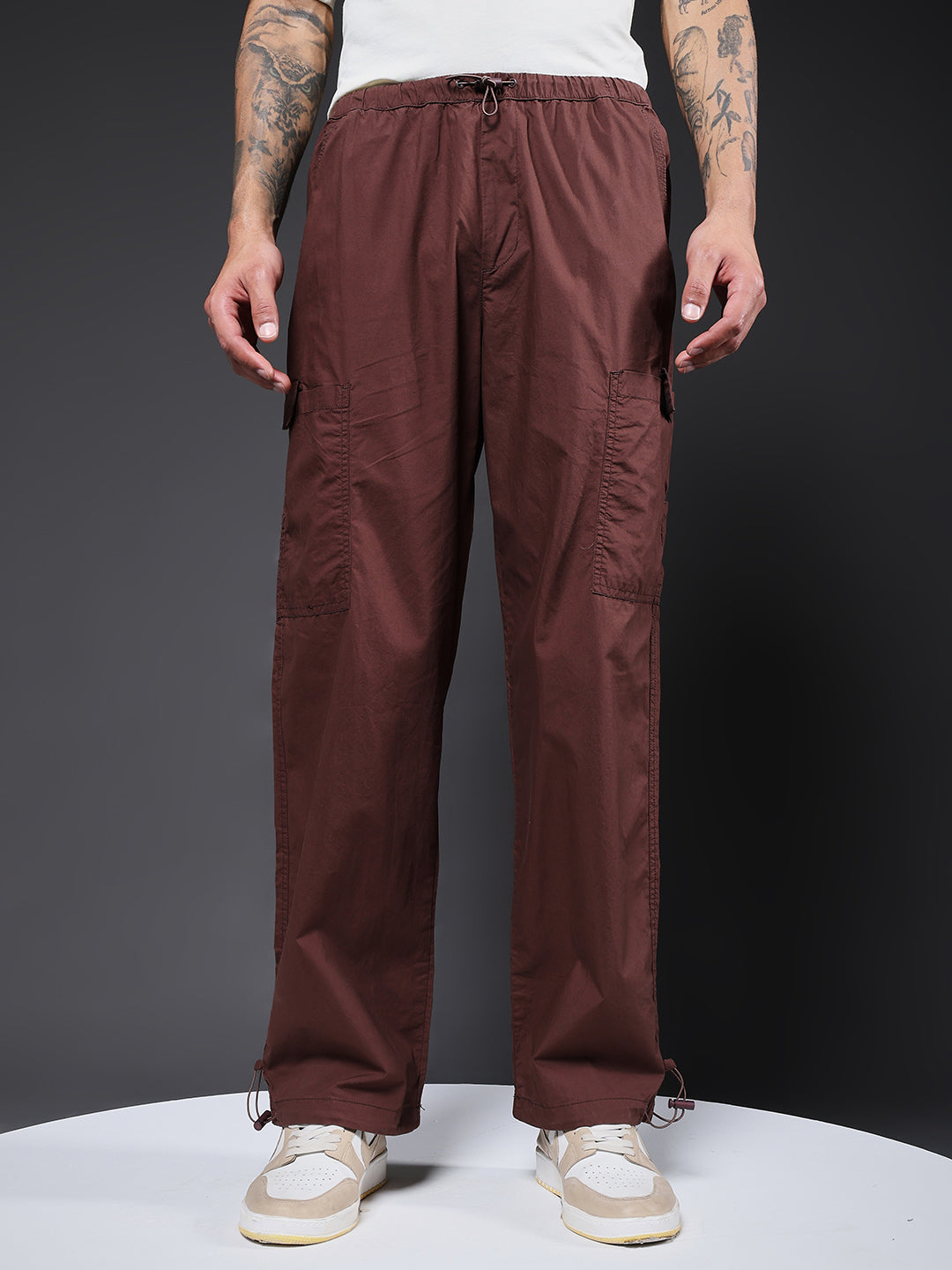 Parachute Pants For Men - Cocoa