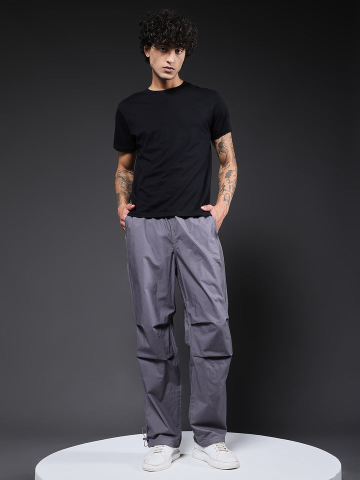 Parachute Pants For Men - Grey