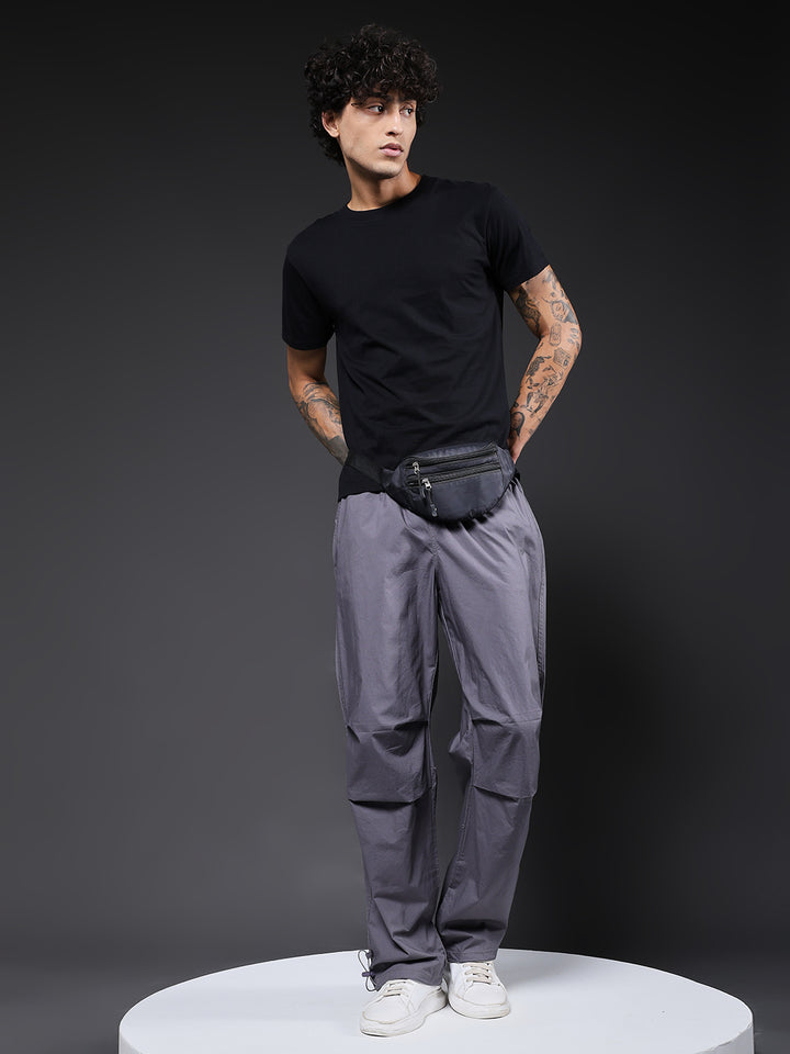 Parachute Pants For Men - Grey