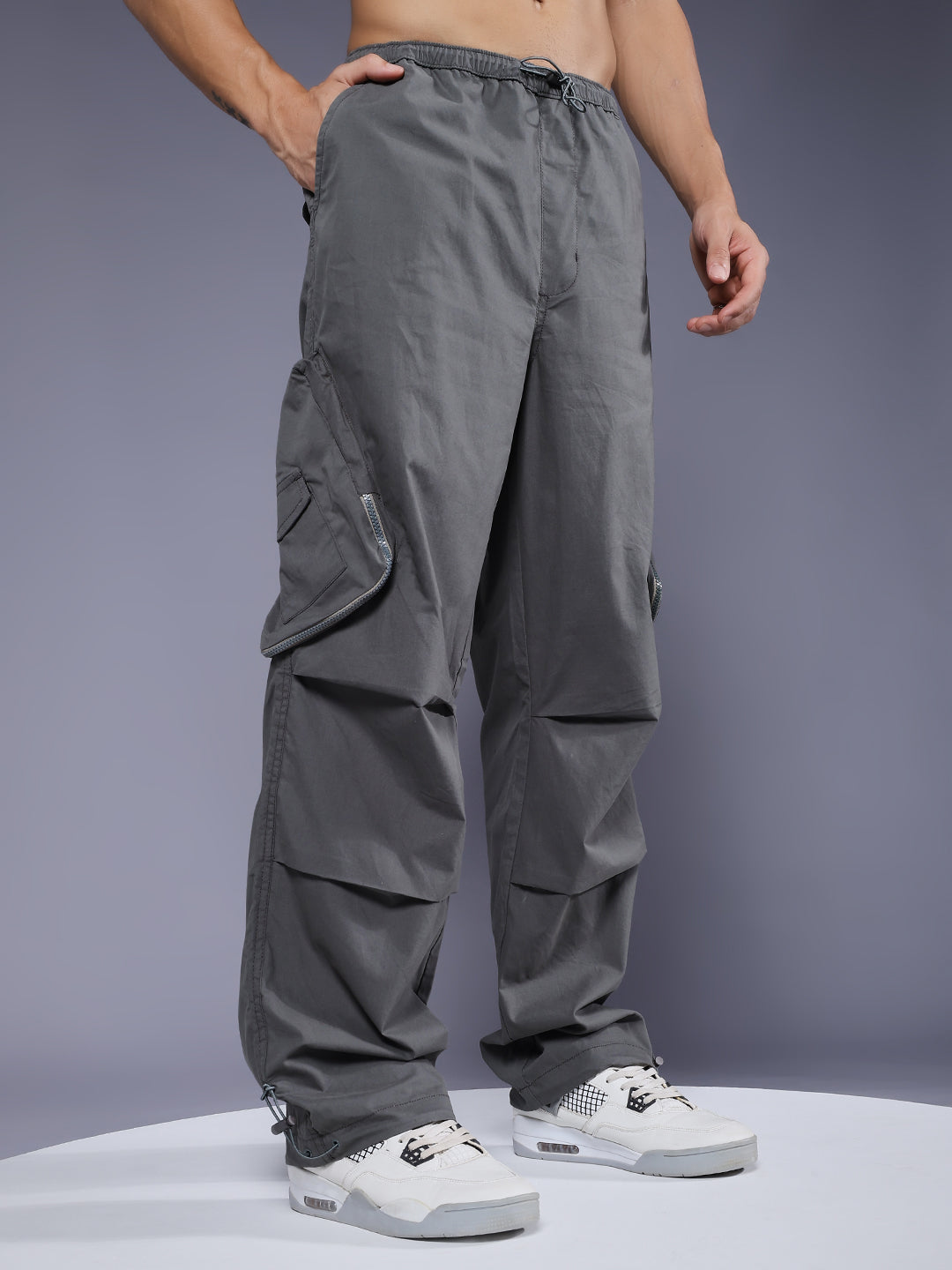 Parachute Pants For Men - Olive