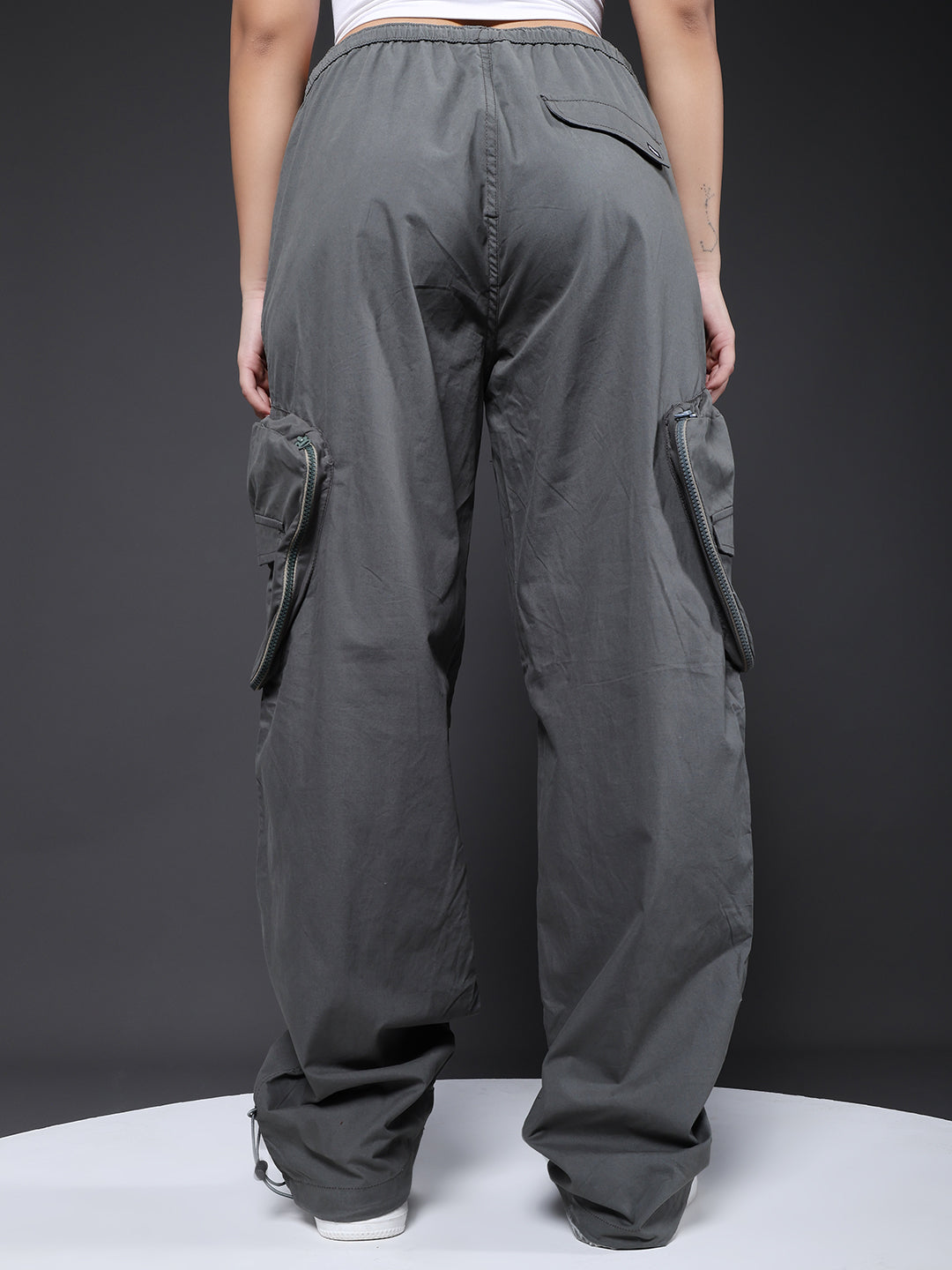 Parachute Pants For Women - Olive