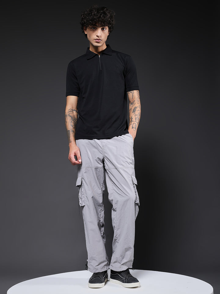 Parachute Pants For Men - Ash Grey