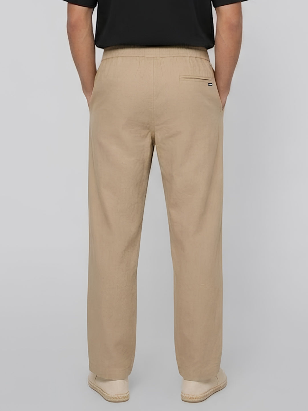 Cotton Pant for Men Solid - Khaki