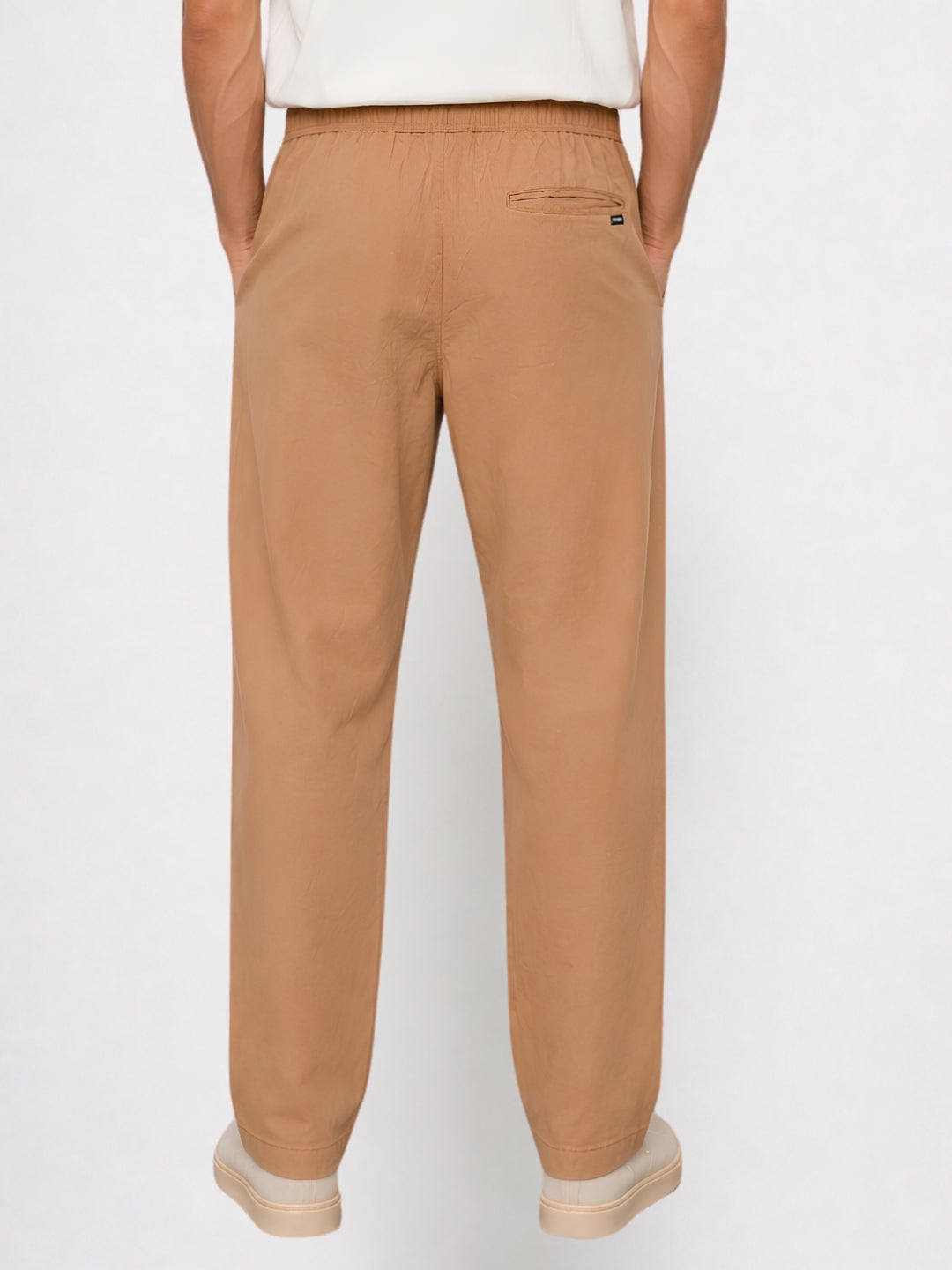 Cotton Pant for Men Solid - Rust