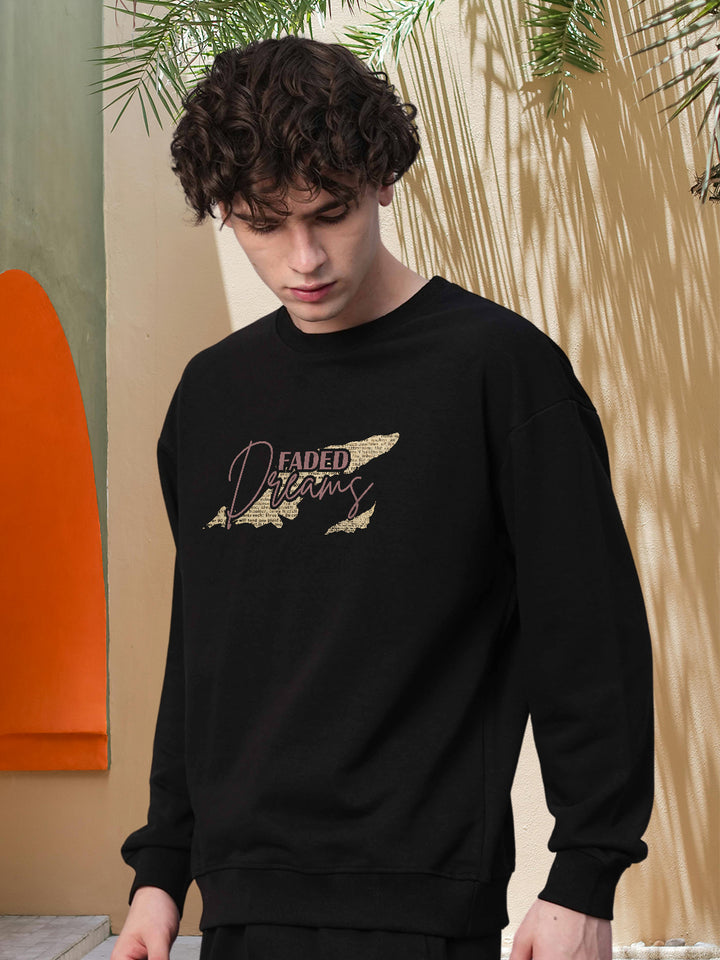 FADED DREAMS Drop Shoulder Premium Terry Sweatshirt