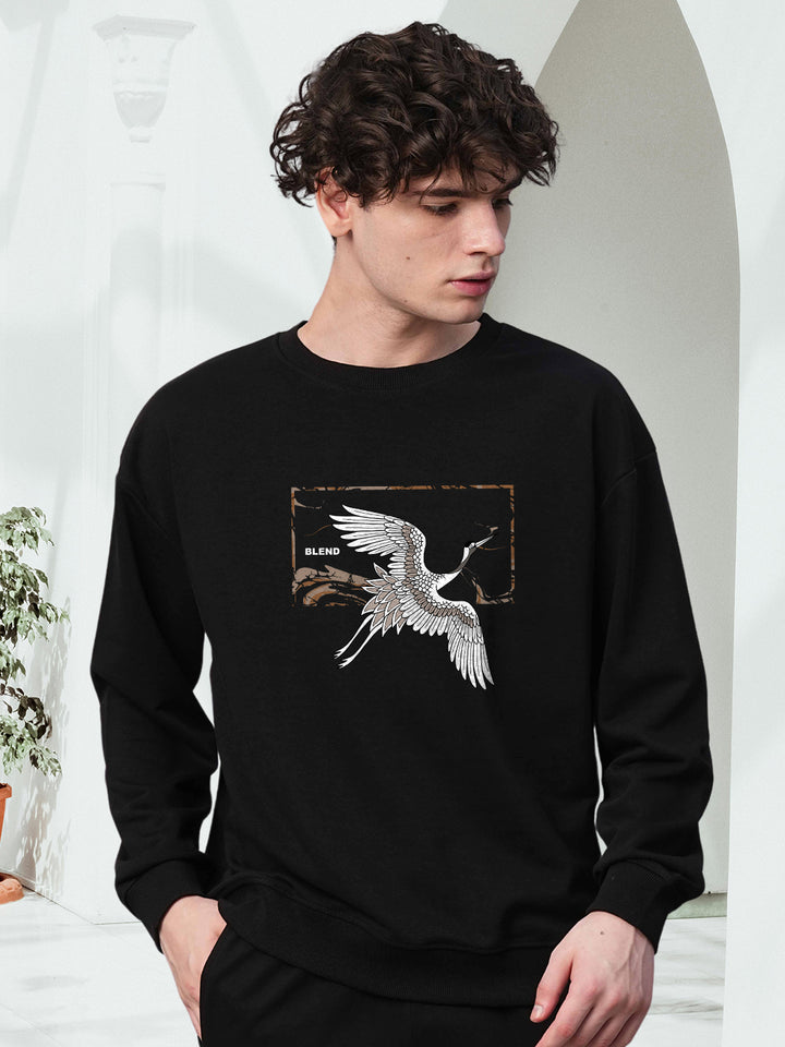CONCRETE CRANES Drop Shoulder Premium Terry Sweatshirt