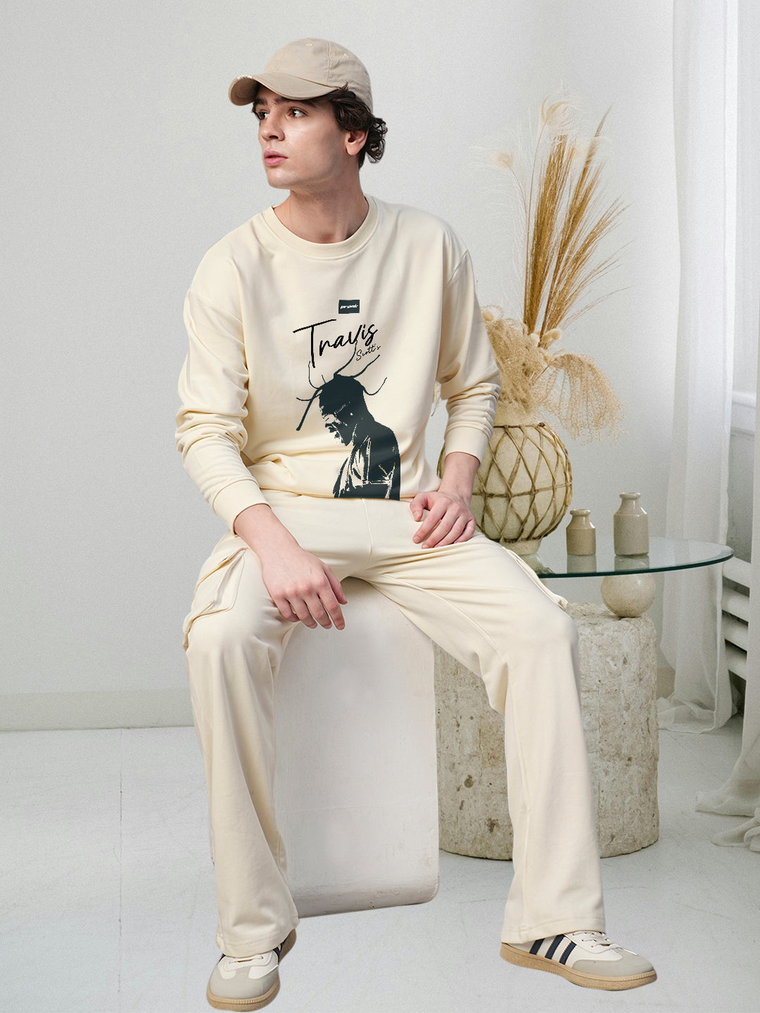 ASTRO SHADOW Drop Shoulder Premium Terry Sweatshirt