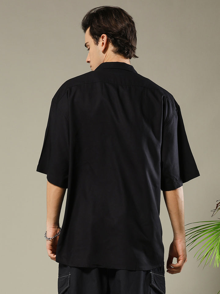 SHADOW ROAR  Mens Fluidic Oversized Shirt