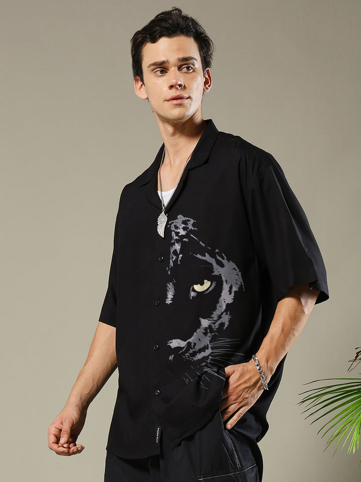 SHADOW ROAR  Mens Fluidic Oversized Shirt