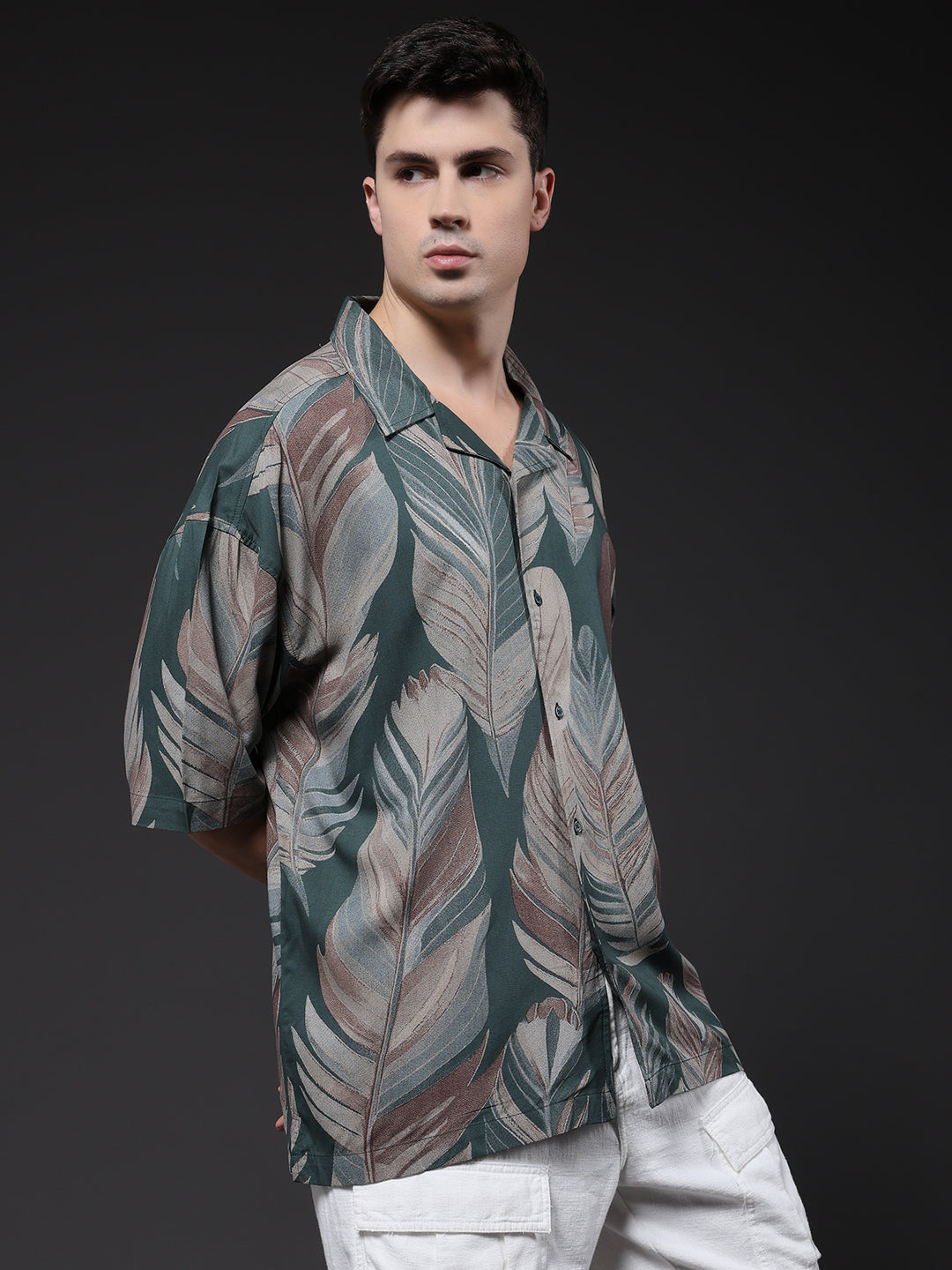 Mens Half Sleeve Casual Shirt  – Mint Green